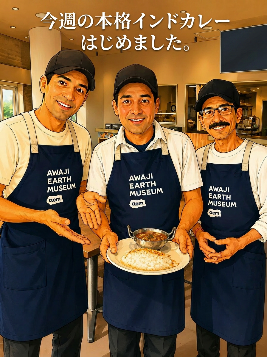 週替わりの本格インドカレーはじめました。